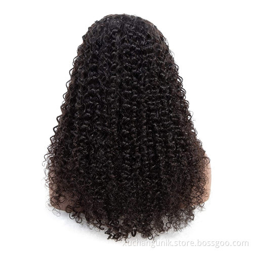 Uniky 150% 180% Density Kinky Straight Human Hair Wigs Lace Front Wigs Kinky Straight 13x6 Lace Frontal Human Hair Wigs